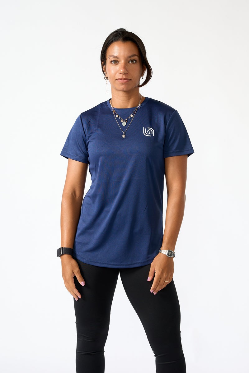 Beyond Women's Navy short sleeve Training T-shirt - Image 1